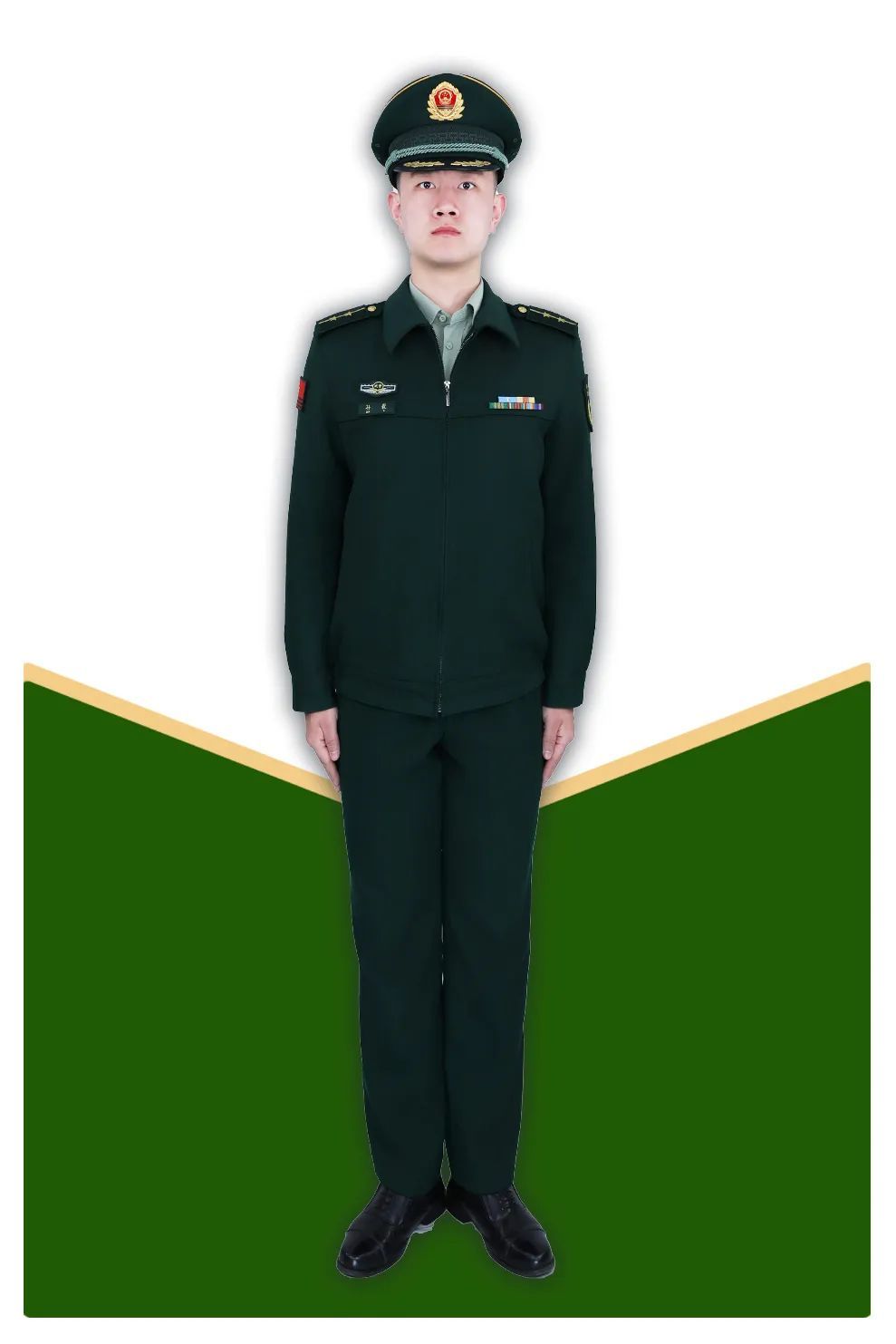 武装警察 人民解放軍　17式武警春秋常服　上下セット 武装警察 人民解放軍 17式武警春秋常服 上下セット 武装警察