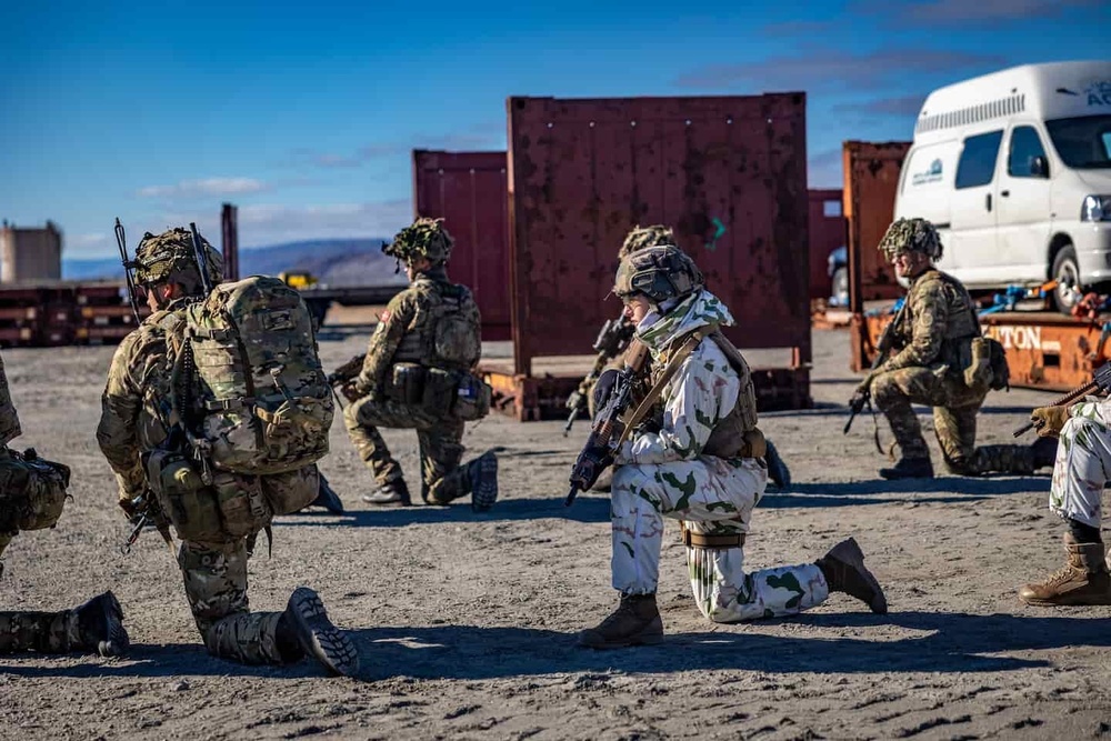 “北极之光”军事演习在格陵兰岛展开