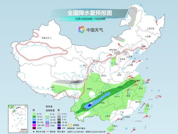 華西至黃淮將迎降雨最強時段 南北方氣溫陸續創新低