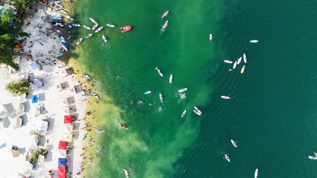 壩盤村計劃打造“村槳板”品牌賽事。 壩盤村計劃打造“村槳板”品牌賽事。