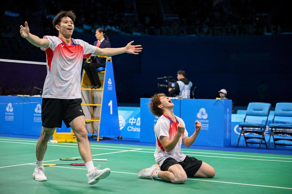 安徽体育运动职业技术学院师生在第十五届全运会书写体教篇章(图1)