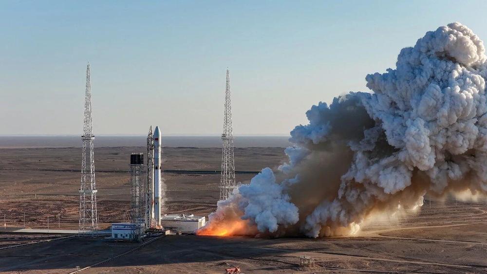 长征十二号乙运载火箭静态点火试验圆满成功_央广网
