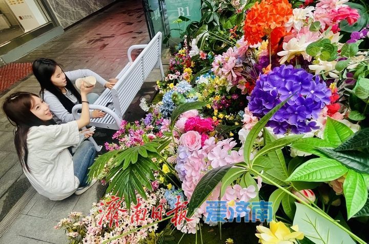 闯入现实版莫奈花园!老商埠“花海楼梯”浪漫值拉满