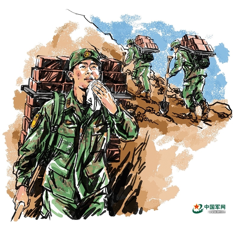 正确政绩观 践行在军营丨深山筑墙记