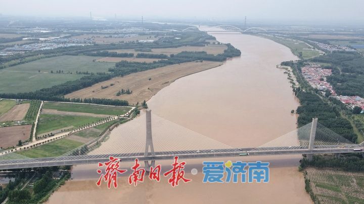 大河奔流!黄河济南段流量突破4000立方米每秒