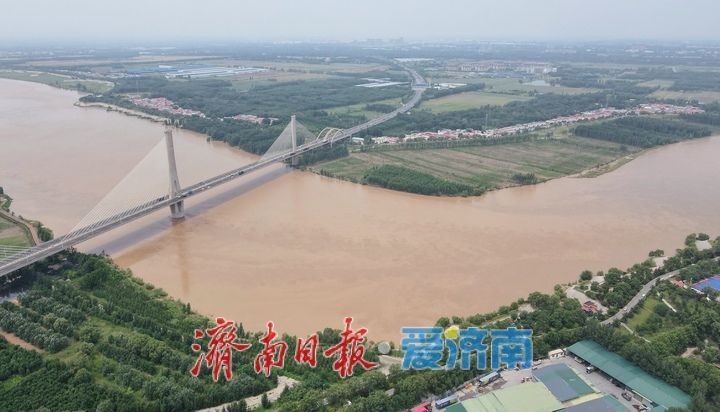 大河奔流!黄河济南段流量突破4000立方米每秒