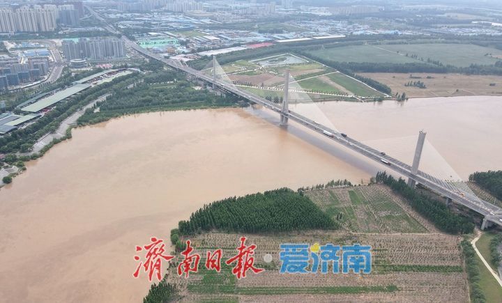 大河奔流!黄河济南段流量突破4000立方米每秒
