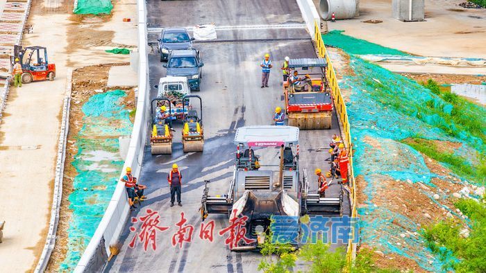 冲刺通车!济南黄岗路黄河隧道转入精细化攻坚施工阶段
