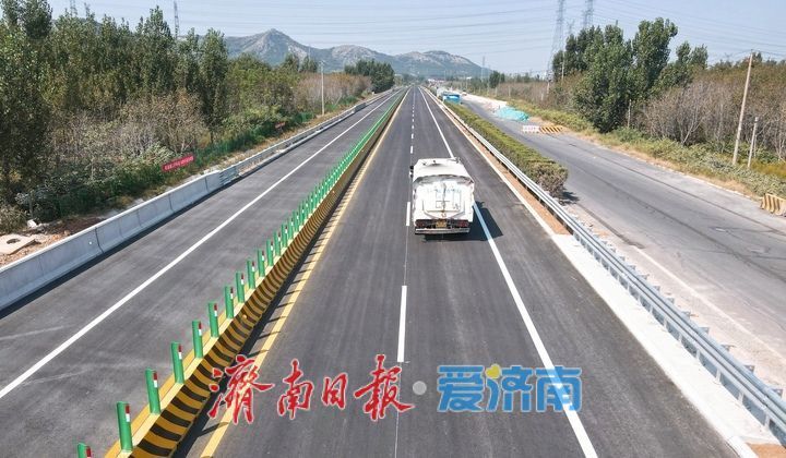 殷家林枢纽立交匝道升级改造,济南绕城高速改扩建项目取得阶段性成果