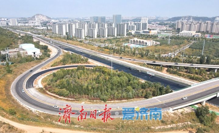 殷家林枢纽立交匝道升级改造,济南绕城高速改扩建项目取得阶段性成果