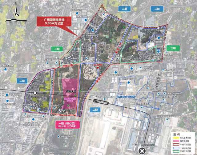 广州国际商业港规划图。 受访者 供图