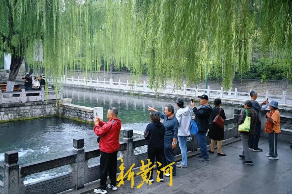 冷空气送秋意,泉城秋景醉游人